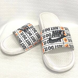 Nike Benassi JDI Just Do It Graphic Print Slide Sandals men sz 7 women sz 8.5-9